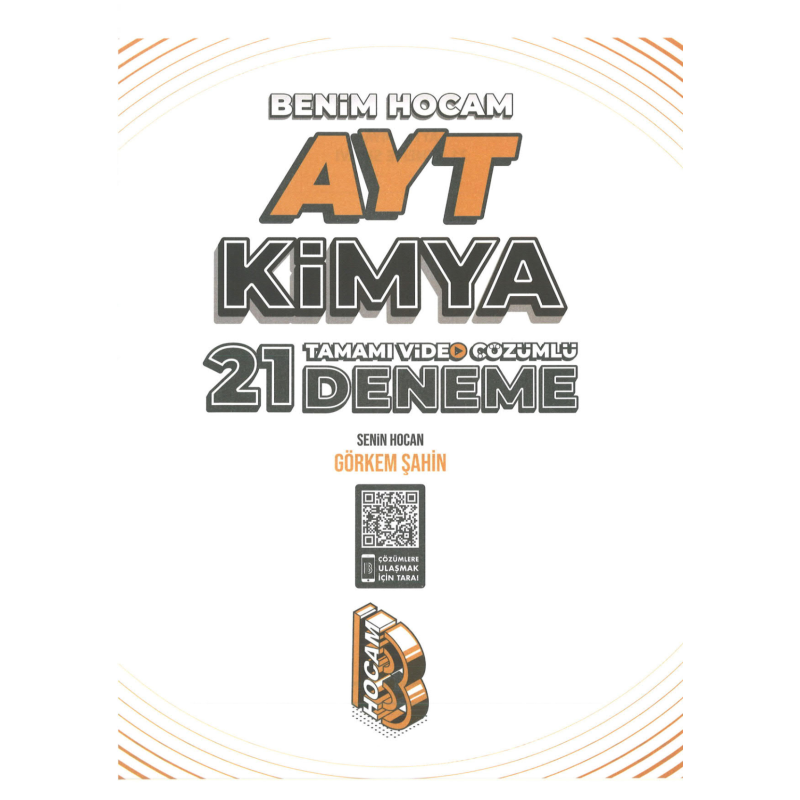 AYT Kimya Tamamı Video Çözümlü 21 Deneme Sınavı