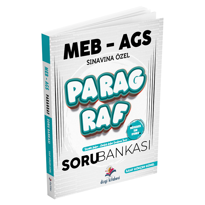 2025 MEB AGS Sınavına Özel Paragraf Soru Bankası Dizgi Kitap