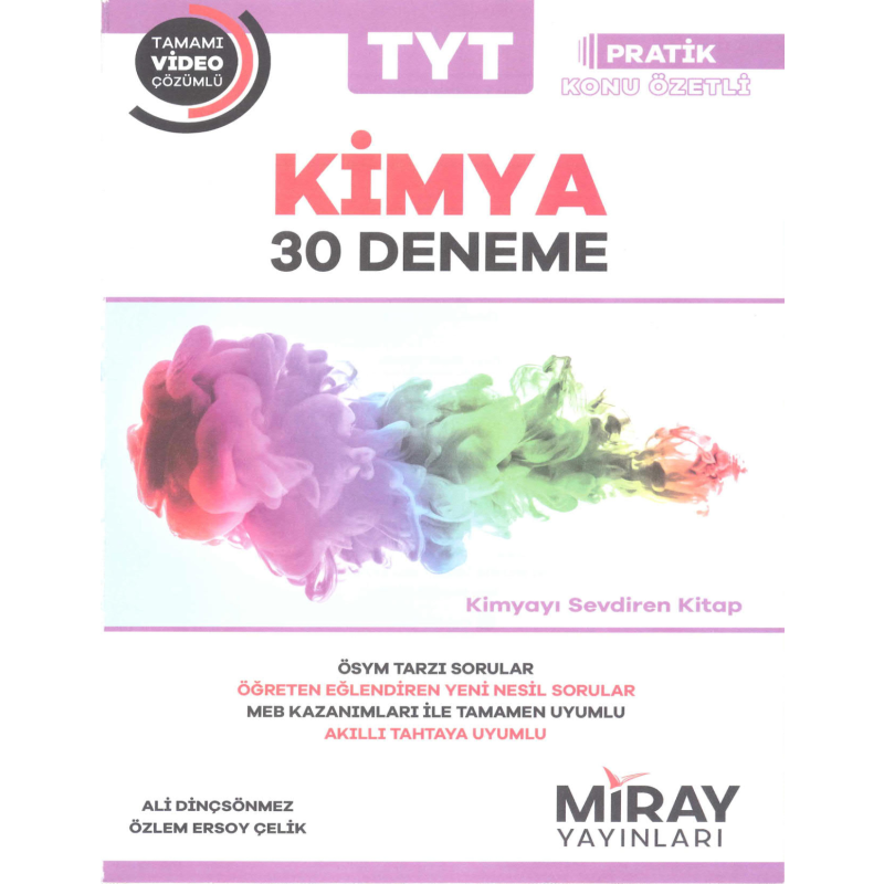 2021 TYT Kimya 30 Deneme (Pratik Konu Özetiyle Birlikte)