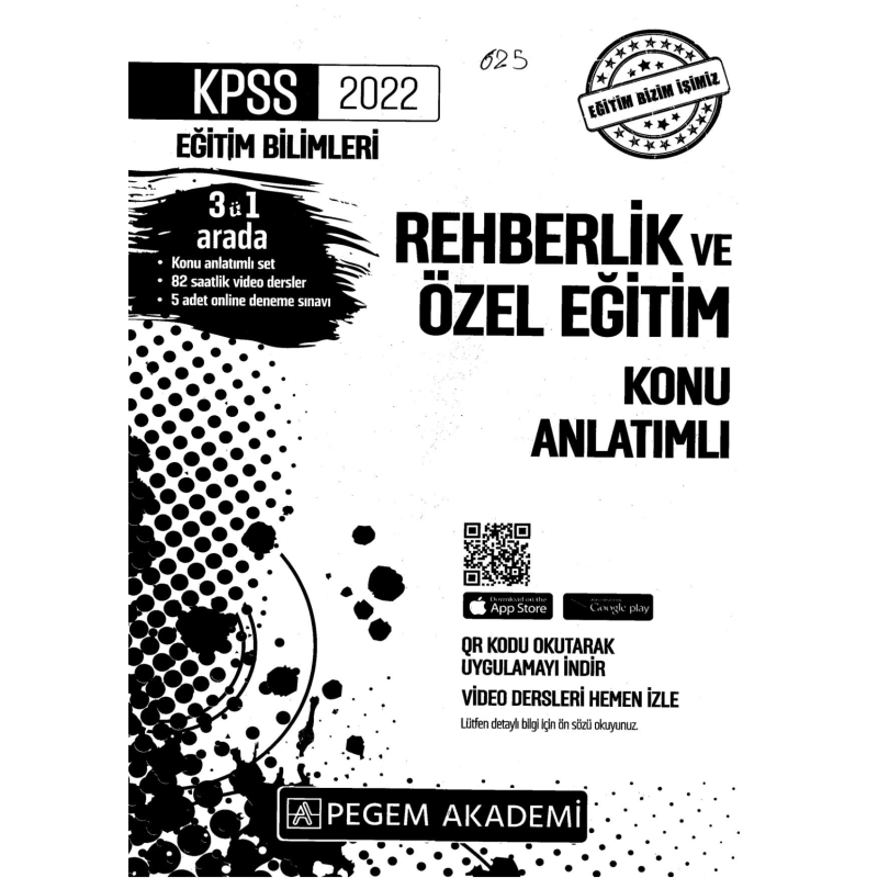 2022 KPSS Eğitim Bilimleri REHBERLİK VE ÖZEL EĞİTİM KONU ANLATIM