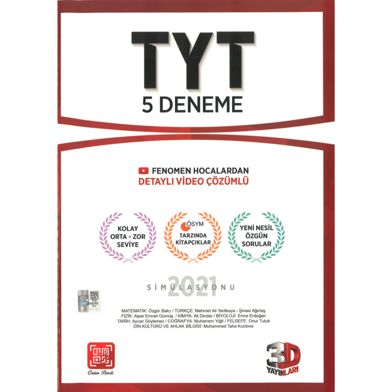TYT 5'li Paket Deneme