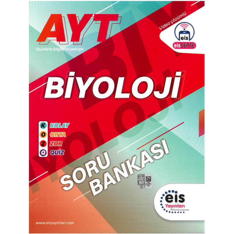 Koz Serisi Ayt Biyoloji Soru Bankası Eis Yayınları