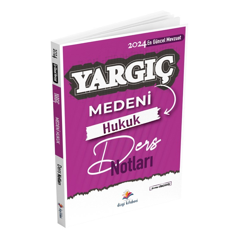Dizgi Kitap Yargıç Hakimlik ve Hmgs Medeni Hukuk Ders Notları 4. Baskı 2024 Mustafa Dinçdemir