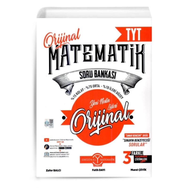 ORİJİNAL MATEMATİK TYT SORU BANKASI