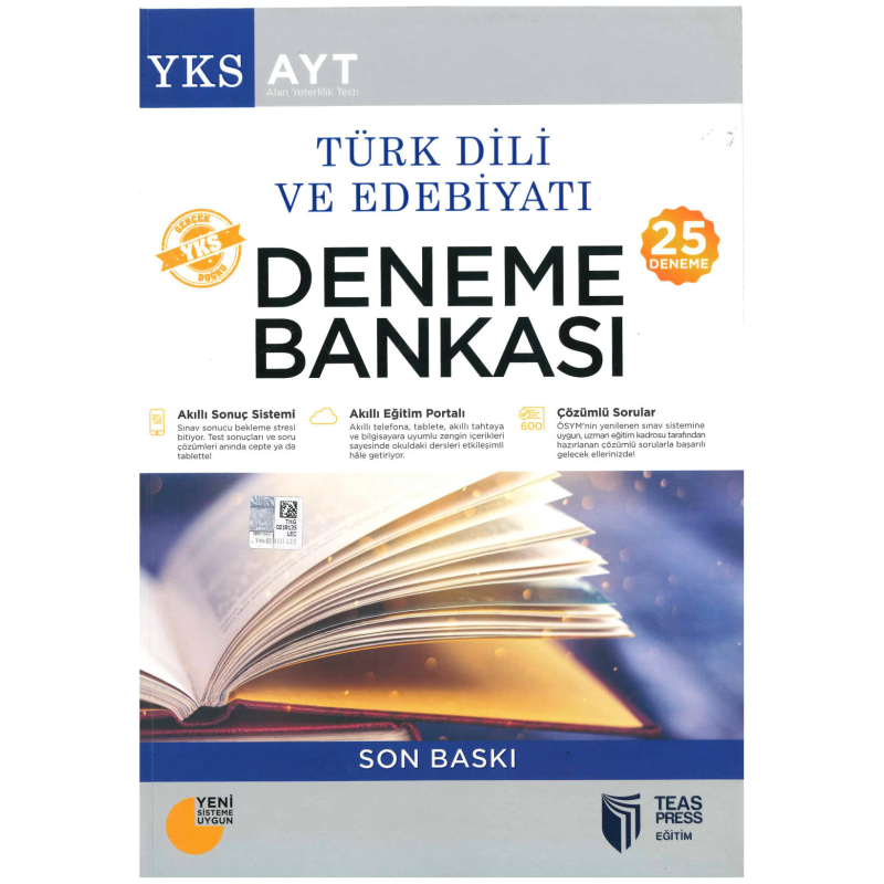 Teas Press Teas Ayt Türk Dili Ve Edebiyatı 25'Li Deneme Bankası
