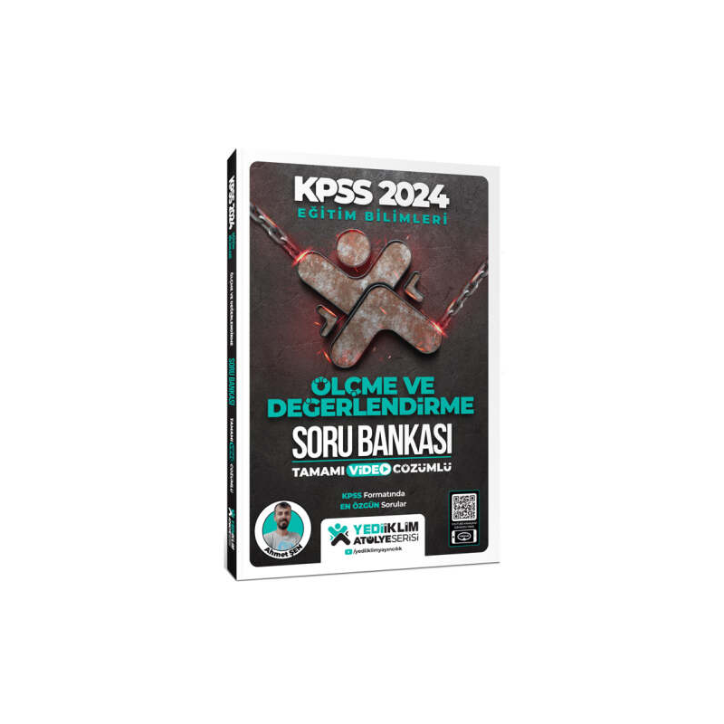 2024 Eğitim Bilimleri Atölye Serisi Ölçme Ve Değerlendirme Tamamı Video Çözümlü Soru Bankası