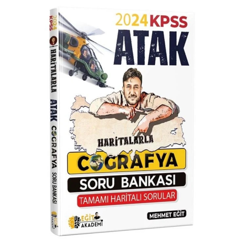 2024 KPSS Haritalarla Atak Coğrafya Soru Bankası