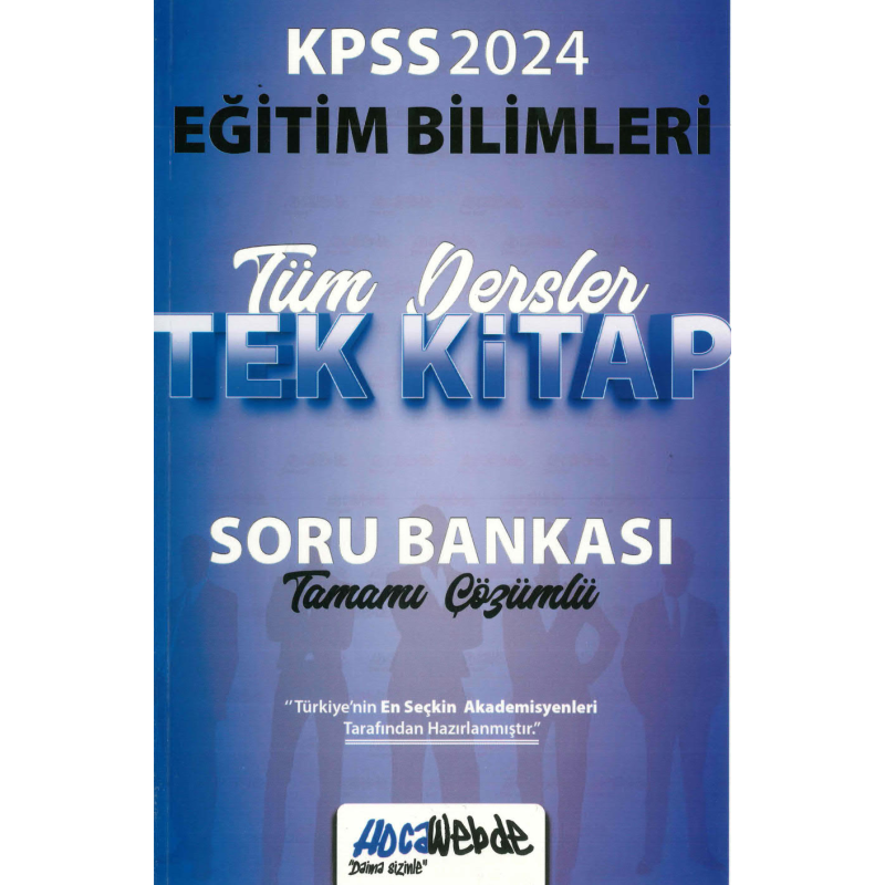 EĞİTİM BİLİMLERİ TÜM DERSLER TEK KİTAP TAMAMI ÇÖZÜMLÜ SORU BANKASI