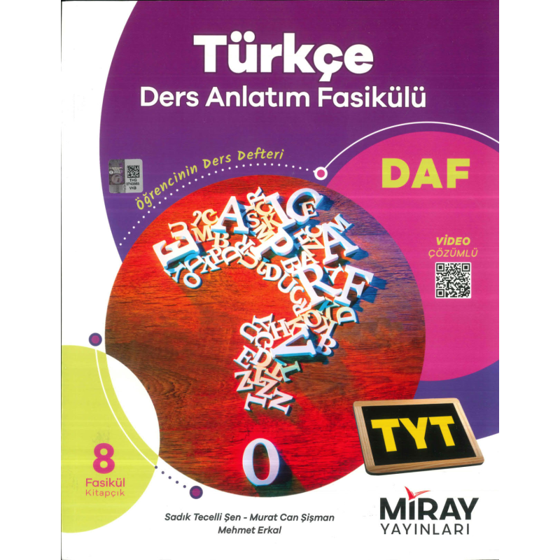 TYT Türkçe Ders Anlatım Fasikülleri Miray Yayınları