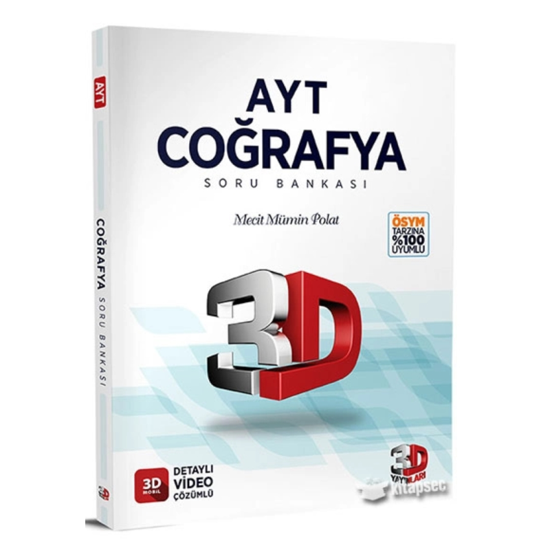 AYT 3D Coğrafya Tamamı Video Çözümlü Soru Bankası