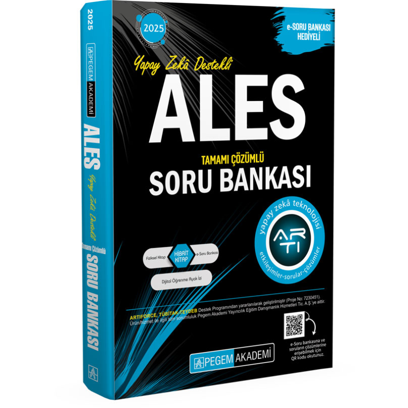 2025 ALES Tamamı Çözümlü Soru Bankası Pegem Yayınları