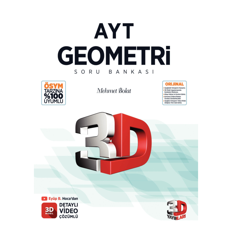 3D AYT Geometri Soru Bankası