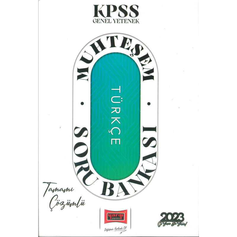 MUHTELEM TÜRKÇE TAMAMI ÇÖZÜMLÜ SORU BANKASI