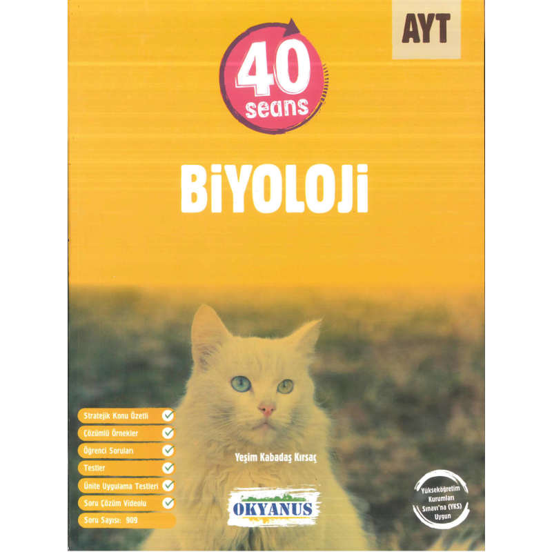 AYT 40 SEANS BİYOLOJİ SORU BANKASI