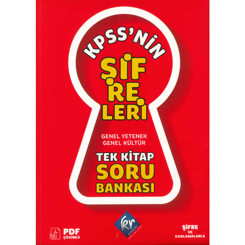 KPSS'NİN ŞİFRELERİ TEK KİTAP SORU BANKASI