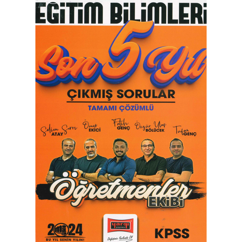 SON 5 YIL ÇIKMIŞ SORULAR (2019-2023) TAMMAI ÇÖZÜMLÜ ÖĞRETMENLER EKİBİ
