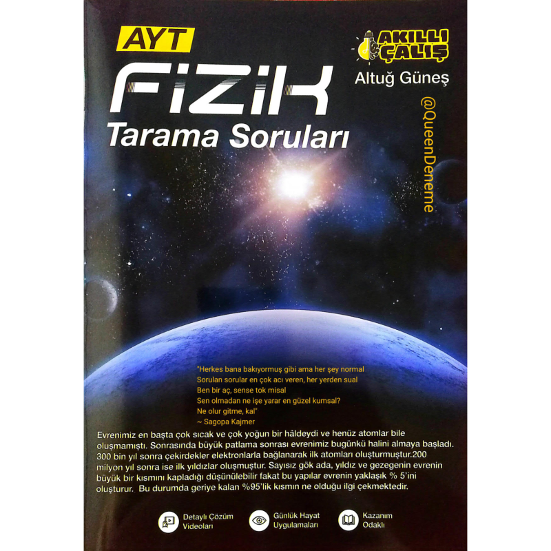 Altuğ Güneş AYT Fizik Deneme