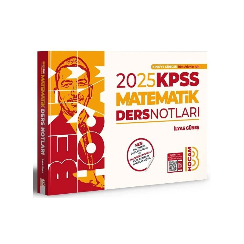 Benim Hocam Yayınları 2025 KPSS Matematik Ders Notları