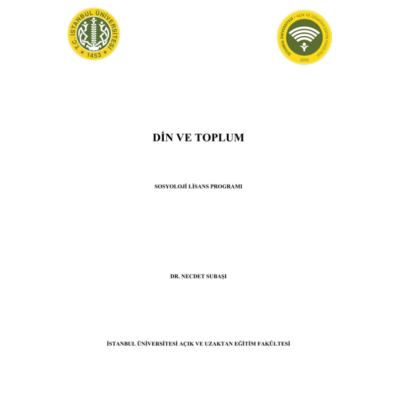 Din ve Toplum