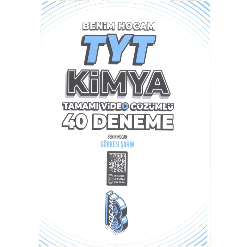 TYT Kimya Tamamı Video Çözümlü 40 Deneme Sınavı