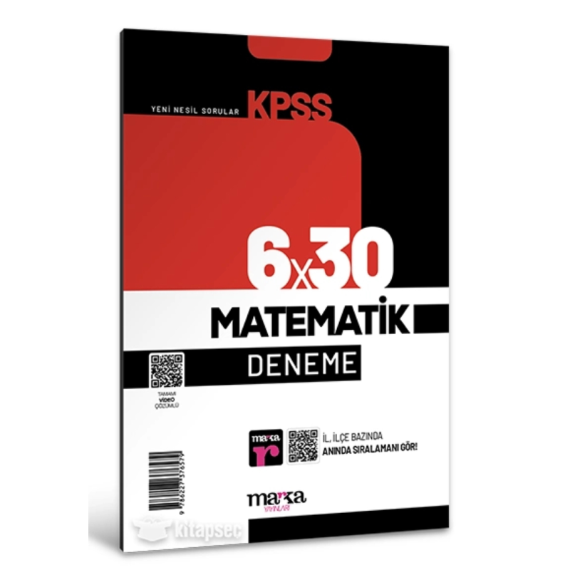 MATEMATİK 6*30 MARKA DENEME