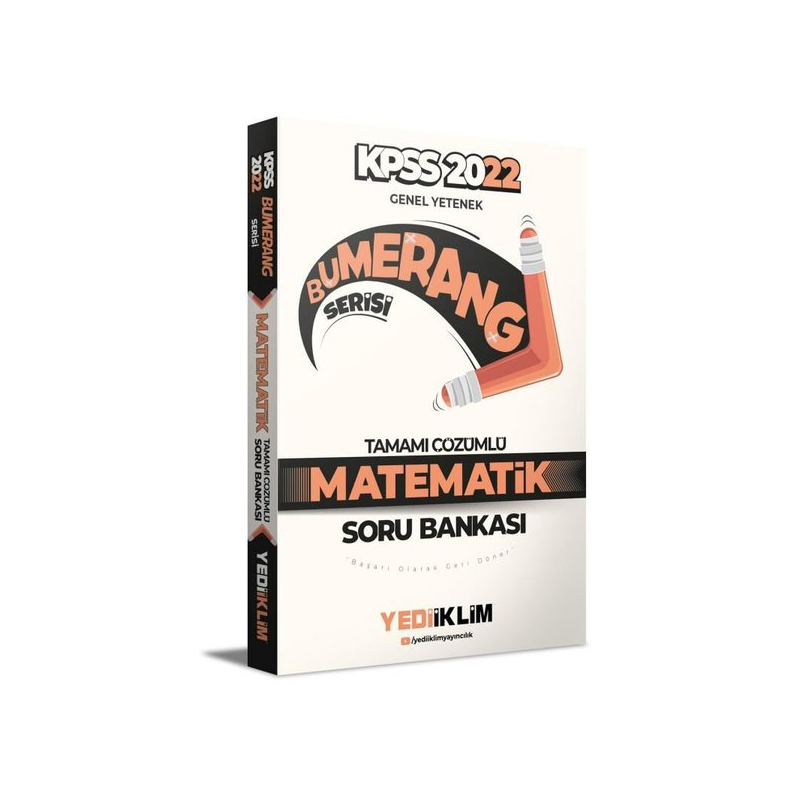 2022 KPSS Genel Yetenek Bumerang Matematik Tamamı Çözümlü Soru Bankası