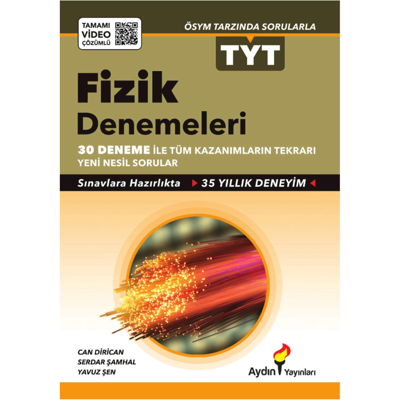 TYT Fizik Denemeleri Tamamı Video Çözümlü Aydın Yayınları