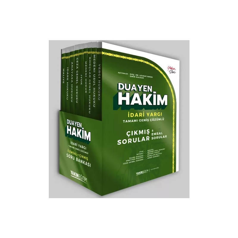 Duayen Hakim Çıkmış & Emsal İdari Yargı Soru Bankası Seti