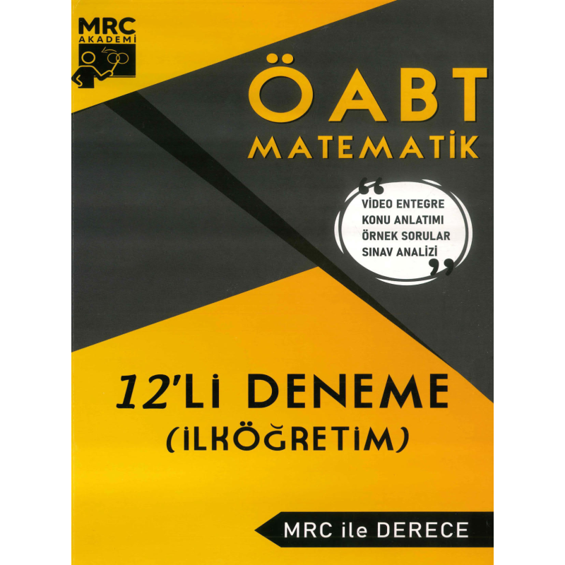 ÖABT İLKÖĞRETİM MATEMATİK 12'Lİ DENEME MRC İL DERECE