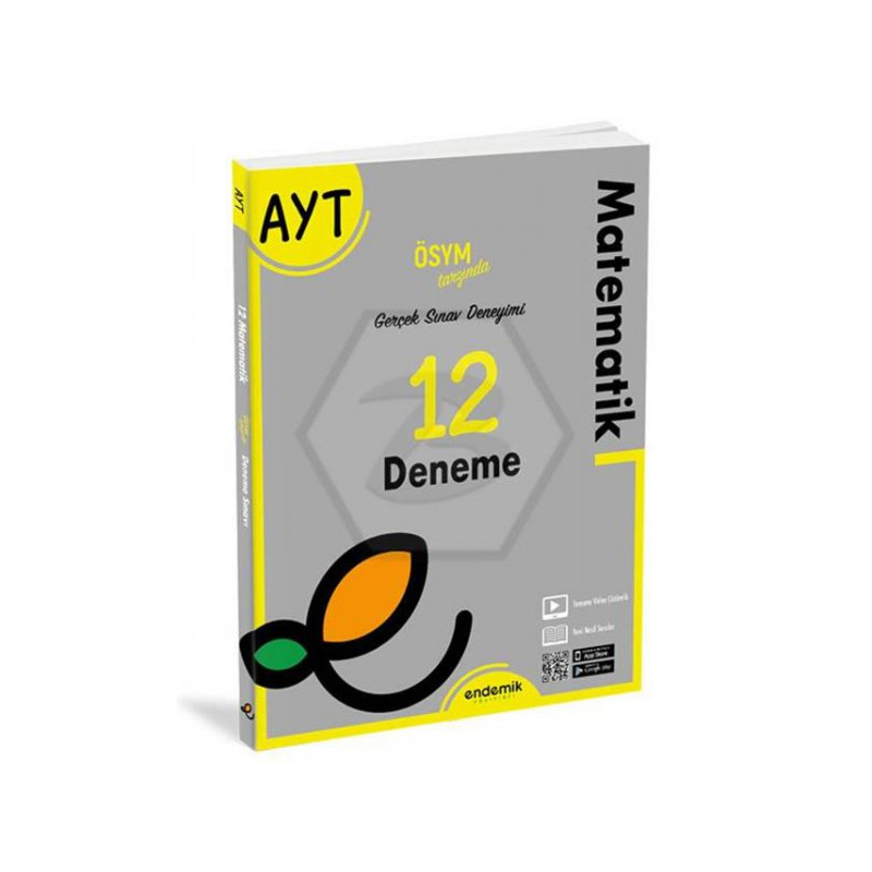 AYT Matematik 12 Deneme Endemik Yayınları