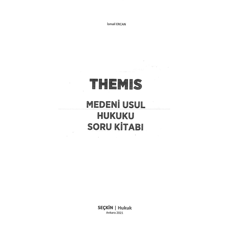 THEMIS MEDENİ USUL HUKUK SORU KİTABI