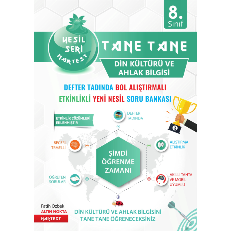 8. Sınıf Din Kültürü ve Ahlak Bilgisi Defter Tadında Tane Tane Nartest Yayınları