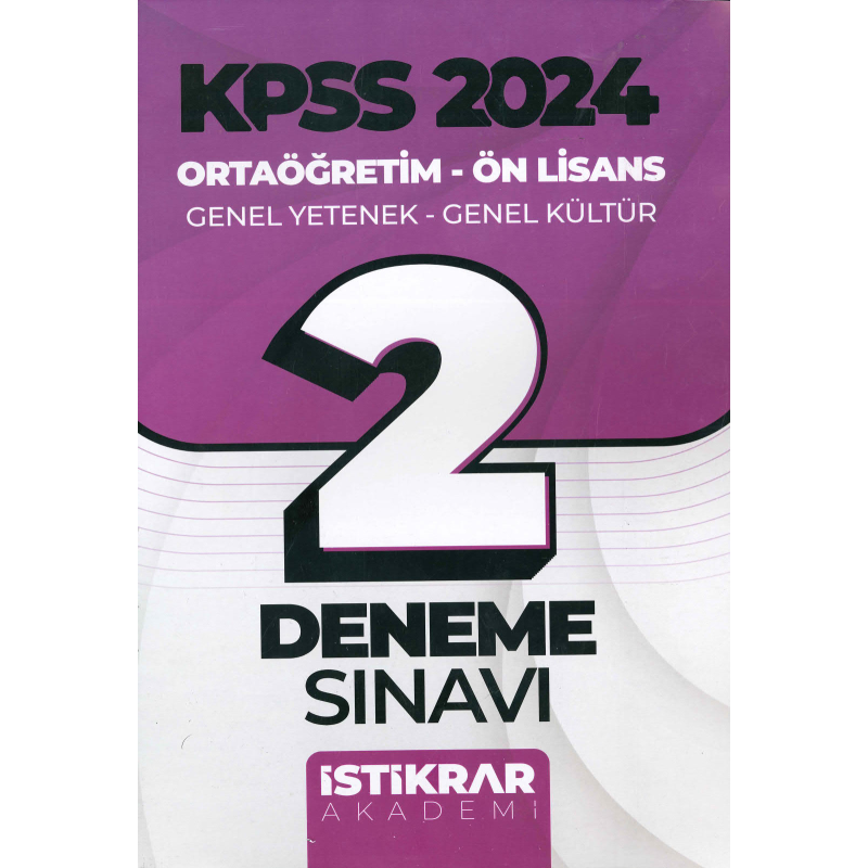 2 DENEME SINAVI GY GK