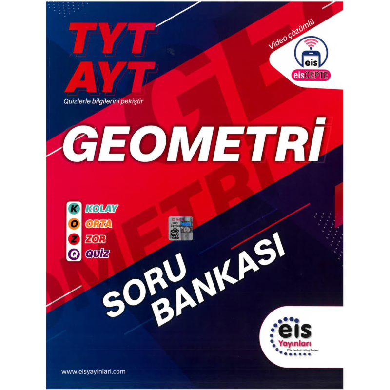 Koz Serisi TYT-Ayt Geometri Soru Bankası Eis Yayınları