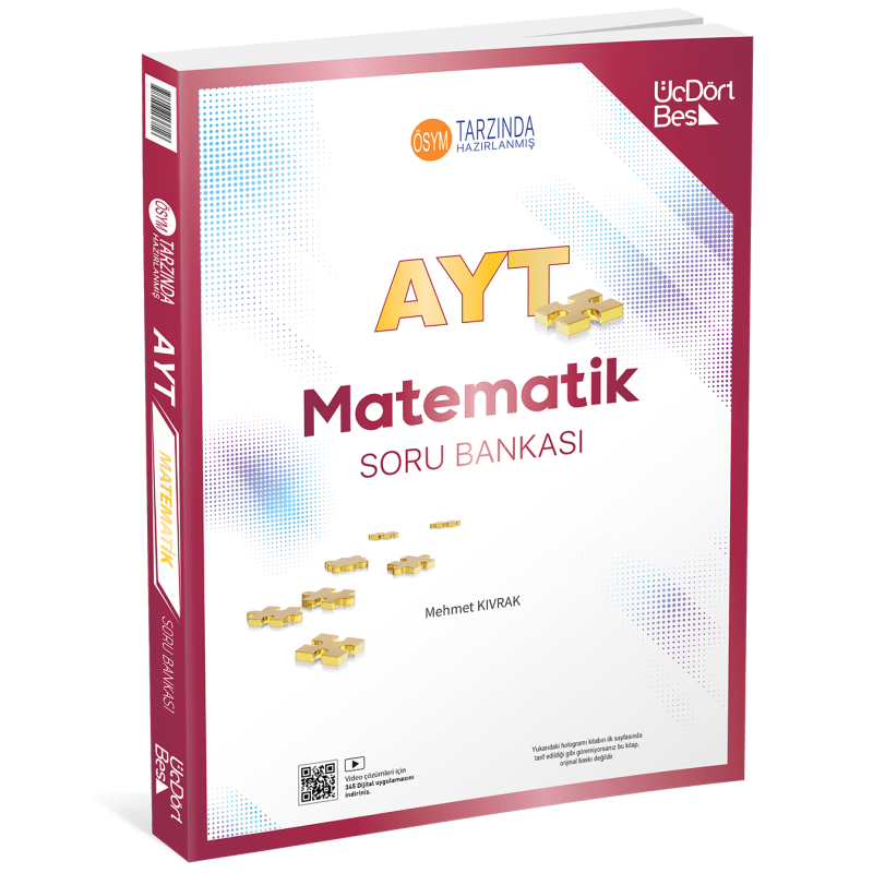 2025 AYT Matematik Soru Bankası Üç Dört Beş Yayınları