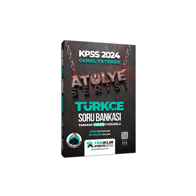 2024 KPSS Atölye Serisi Türkçe Tamamı Video Çözümlü Soru Bankası