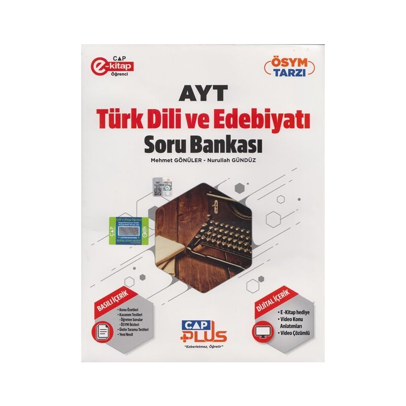 AYT Türk Dili ve Edebiyatı Plus Serisi Soru Bankası Çap Yayınları