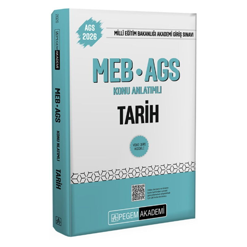 2026 MEB AGS Tarih Konu Anlatımlı Pegem Yayınları