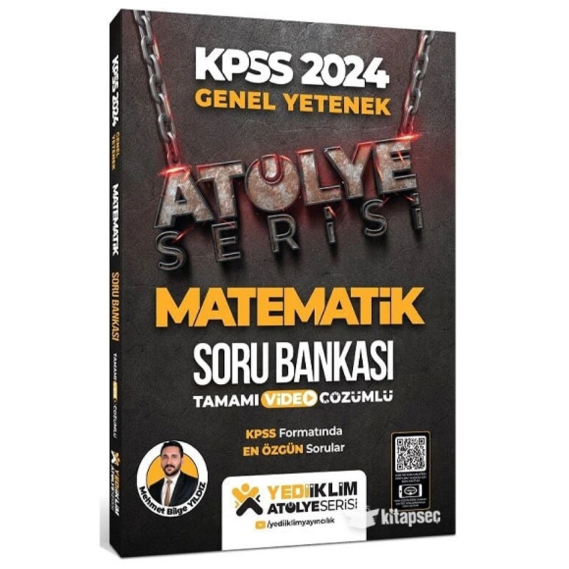 2024 KPSS Matematik Atölye Soru Bankası Çözümlü Yediiklim Yayınları