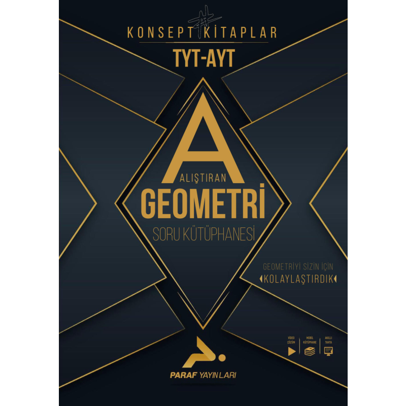 YKS TYT AYT Alıştıran Geometri Konsept Soru Kütüphanesi Prf Paraf Yayınları