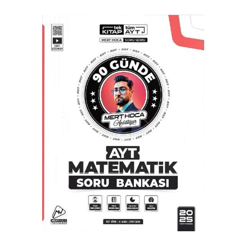 90 GÜNDE AYT MATEMATİK SORU BANKASI 2025 MODEL MERT GÜVEN HOCA