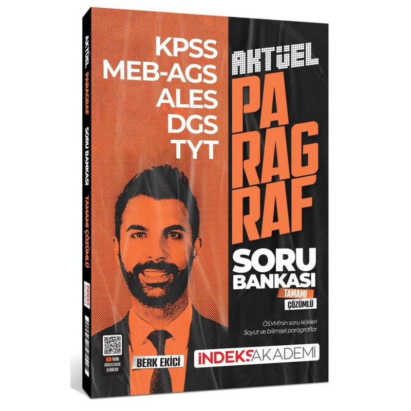 2025 KPSS MEB-AGS ALES DGS TYT Aktüel Paragraf Soru Bankası Çözümlü İndeks Akademi Yayıncılık