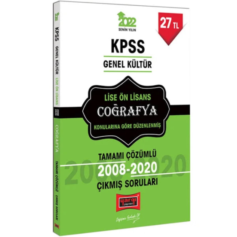 KPSS Genel Kültür Lise Ön Lisans Coğrafya Tamamı Çözümlü Çıkmış Sorular