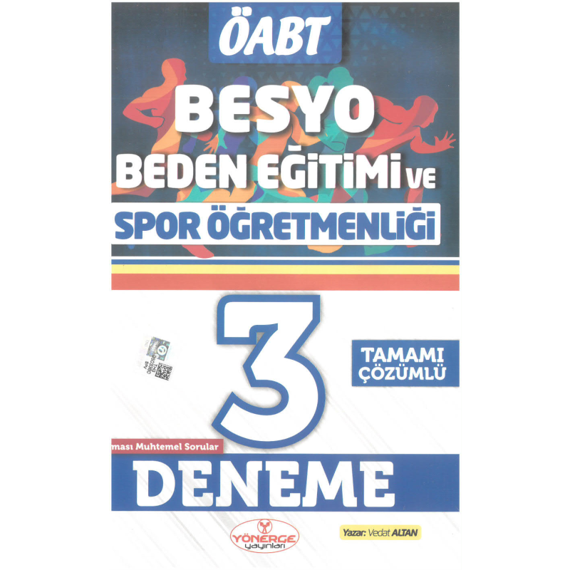 ÖABT Beden Eğitimi ve Spor Öğretmenliği 3 Deneme Çözümlü