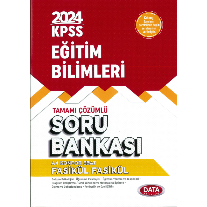 EĞİTİM BİLİMLERİ TAMAMI ÇÖZÜMLÜ SORU BANKASI TÜM DERSLER
