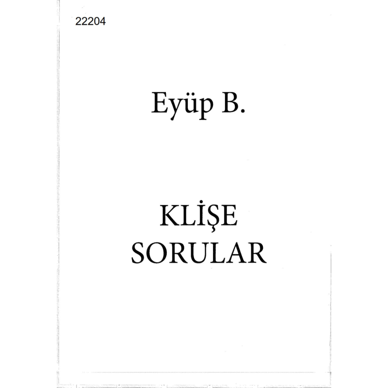 Eyüp B. Matematik Geometri Kampı Klişe Sorular
