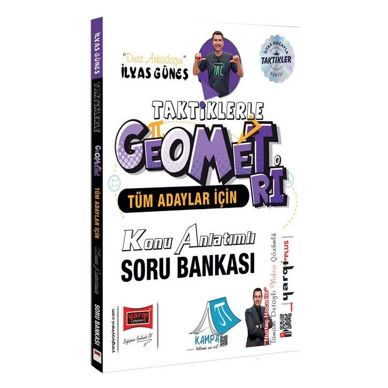 Tüm Adaylar İçin Taktiklerle Geometri Konu Anlatımlı Soru Bankası Yargı Yayınları İlyas Güneş