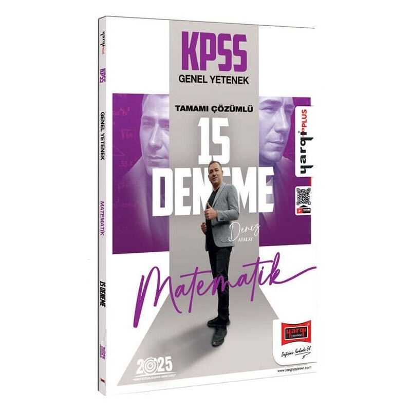 2025 KPSS Genel Yetenek Tamamı Çözümlü Matematik 15 Deneme Yargı Yayınları