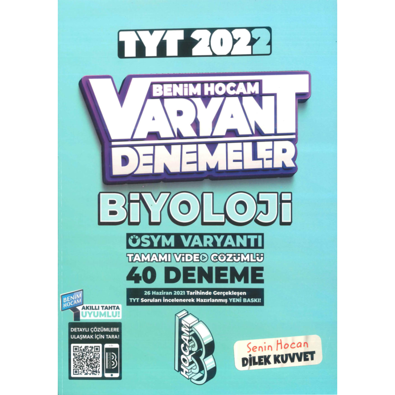 TYT BİYOLOJİ VARYANT 40 DENEME