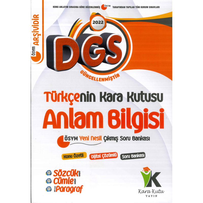 TÜRKÇE'NİN KARA KUTUSU ANLAM BİLGİSİ